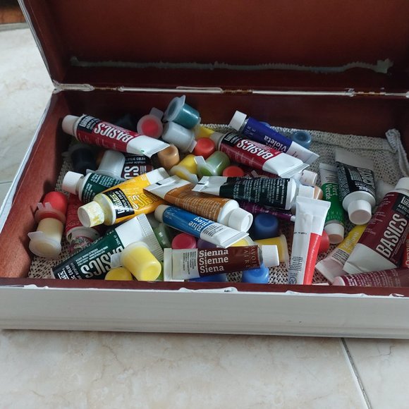 Brights Acrylic Paint Value Set Mixed Colors Crafting Drawing Painting Full Arts - Picture 2 of 2